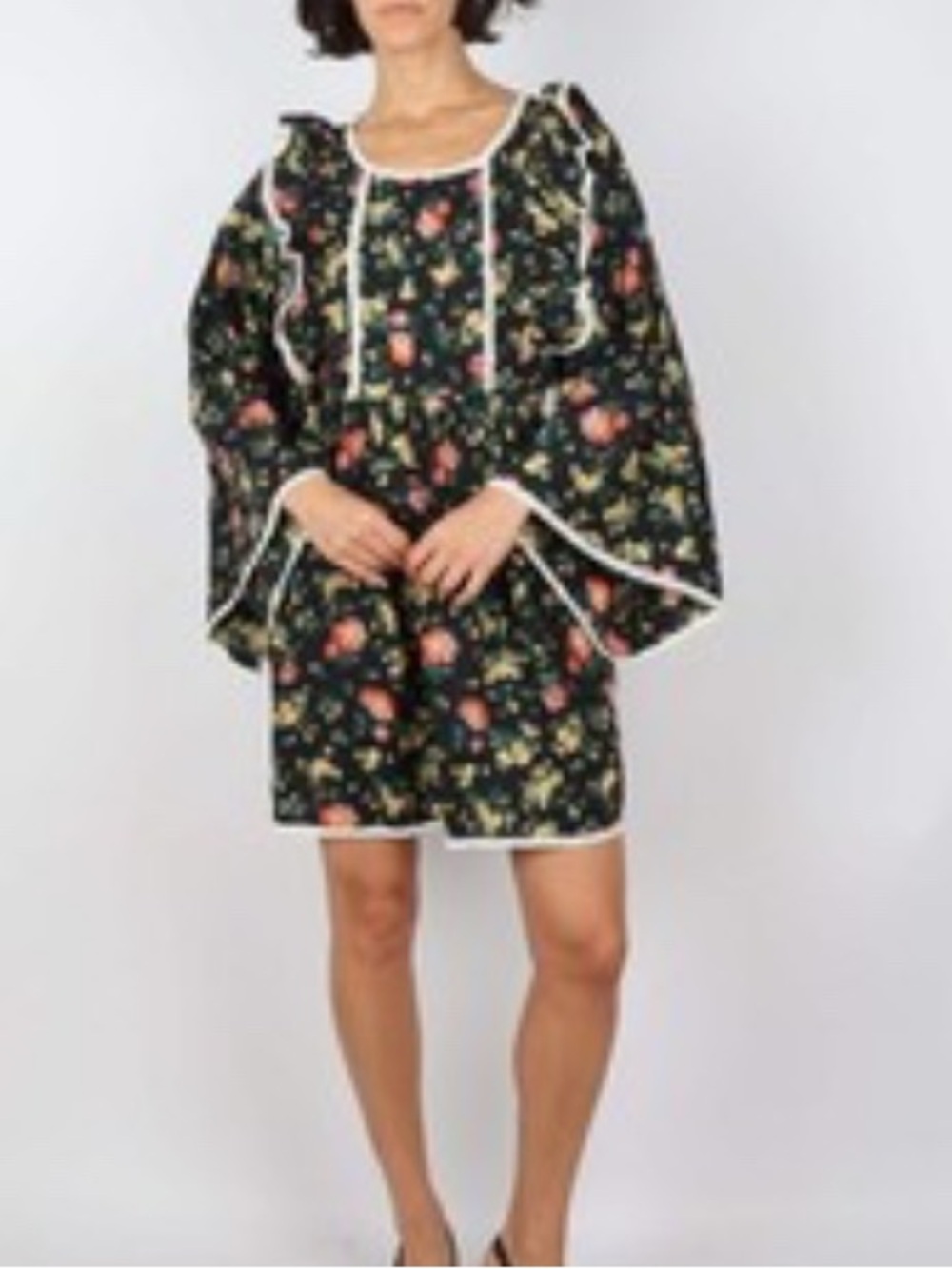 Batsheva x Laura Ashley Rhian Daisy Mini Dress Size 2